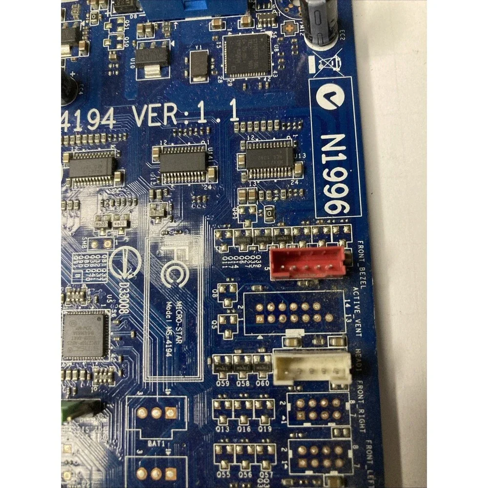 Genuine Dell Alienware Area 51 Master I/O Circuit Board N1996 MS4194 Ver 1.1